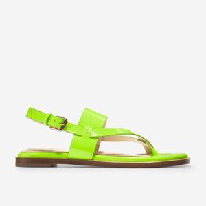 NEW! Cole Haan Anica Scallop Thong Sandals Green, Size 9